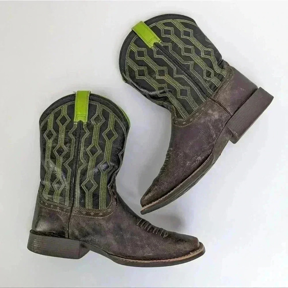 Ariat Kid's Live Wire Western Square Toe Boots - 5 - Picture 5 of 12